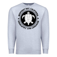 Heather Grey Diving at Monterey Bay, California Premium Sweatshirt - trangStudio