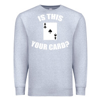 Heather Grey Cool Magician Is This Your Card Illusionist Premium Sweatshirt - trangStudio