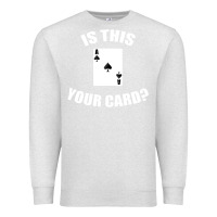 Oatmeal Heather Cool Magician Is This Your Card Illusionist Premium Sweatshirt - trangStudio