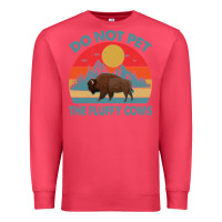 Cardinal Do Not Pet The Fluffy Cows Vintage Premium Sweatshirt - trangStudio