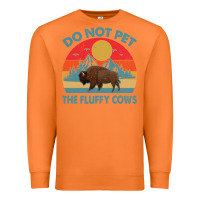 Carrot Do Not Pet The Fluffy Cows Vintage Premium Sweatshirt - trangStudio