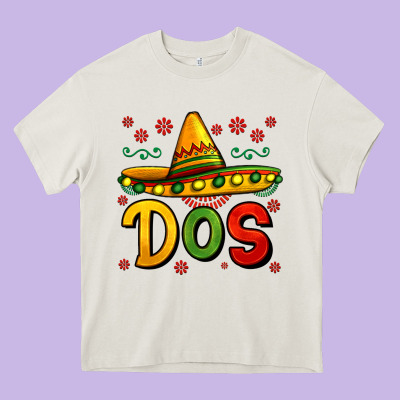 Dos My Second Mexican Birthday Heavy Core Tee Designed By Jasminsmagicworld