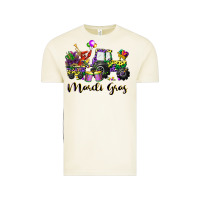 Vintage Arctic mardi gras tractor Vintage Tee - CowGirlArtShop