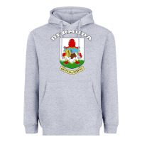 Heather Grey Bermuda Coat of Arms Souvenir Gift Flag Bermudian Heavyweight Hoodie - trangStudio