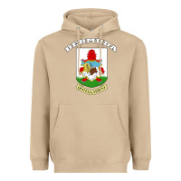 Mushroom Bermuda Coat of Arms Souvenir Gift Flag Bermudian Heavyweight Hoodie - trangStudio