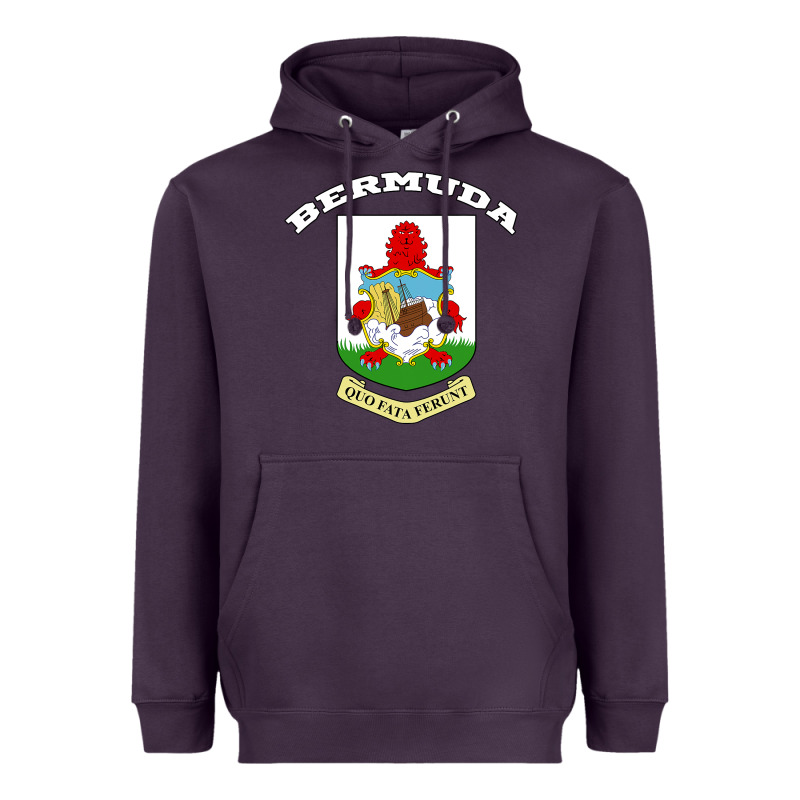 Bermuda Coat Of Arms Souvenir Gift Flag Bermudian Heavyweight Hoodie by trangStudio | Teevron