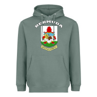 Sage Bermuda Coat of Arms Souvenir Gift Flag Bermudian Heavyweight Hoodie - trangStudio