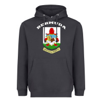Smoke Bermuda Coat of Arms Souvenir Gift Flag Bermudian Heavyweight Hoodie - trangStudio