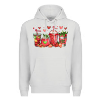 Dove Grey strawberry coffee cups Premium Hoodie - Jasminsmagicworld