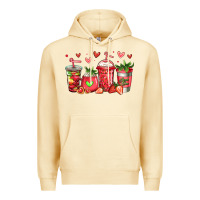 Pina Colada strawberry coffee cups Premium Hoodie - Jasminsmagicworld