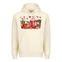 Sandshell strawberry coffee cups Premium Hoodie - Jasminsmagicworld