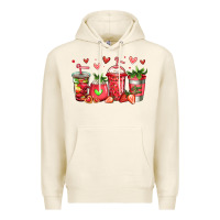Tofu strawberry coffee cups Premium Hoodie - Jasminsmagicworld