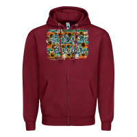 Burgundy girls mama Zipper Hoodie - RacoonDesign