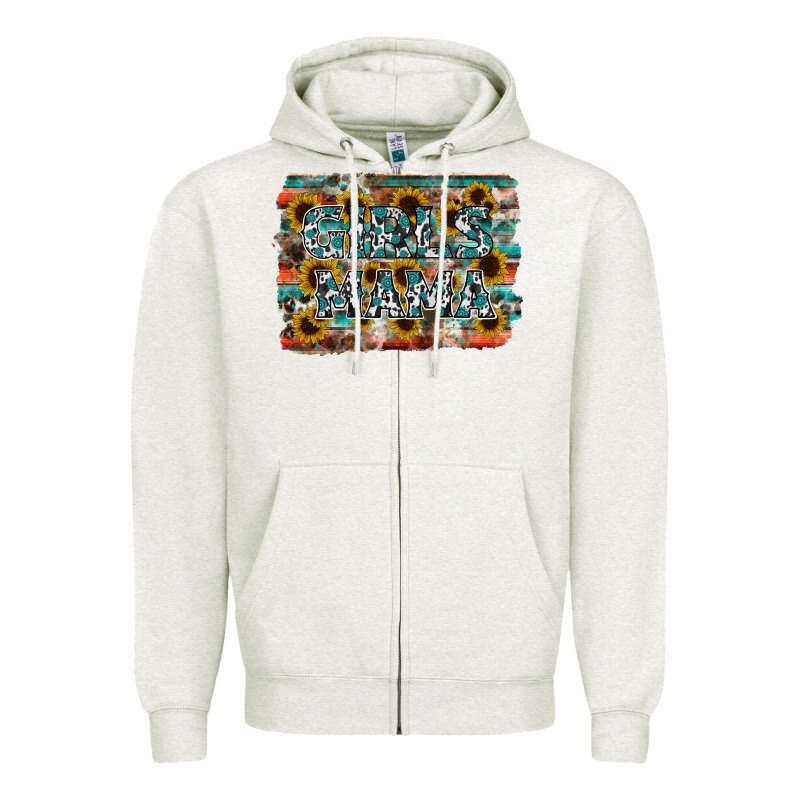 Girls Mama Zipper Hoodie by RacoonDesign | Teevron
