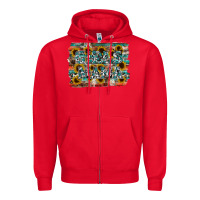 Red girls mama Zipper Hoodie - RacoonDesign