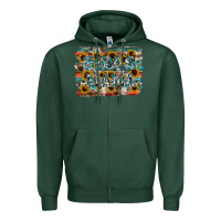 Sports Green girls mama Zipper Hoodie - RacoonDesign
