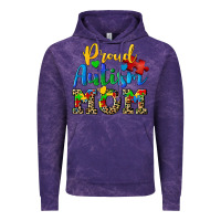 Cloud Purple proud autism mom Vintage Hoodie - CowGirlArtShop
