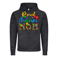 Vintage Black proud autism mom Vintage Hoodie - CowGirlArtShop