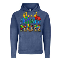 Vintage Denim proud autism mom Vintage Hoodie - CowGirlArtShop