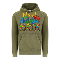 Vintage Olive proud autism mom Vintage Hoodie - CowGirlArtShop