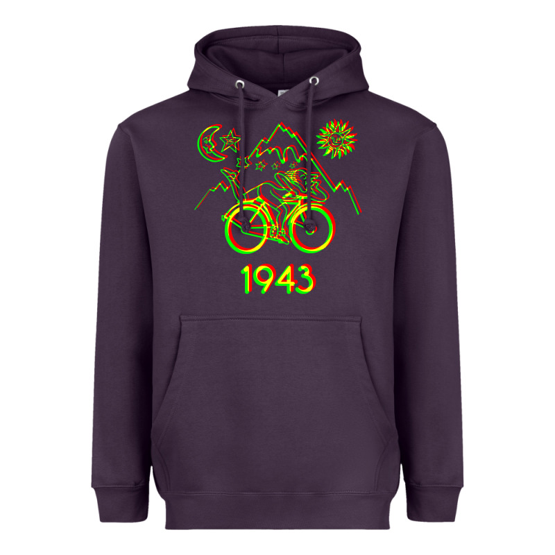 Bicycle Day 1943 Lsd Acid Hofmann Trip Heavyweight Hoodie by trangStudio | Teevron