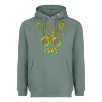 Sage Bicycle Day 1943 LSD Acid Hofmann Trip Heavyweight Hoodie - trangStudio