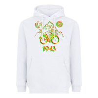 White Bicycle Day 1943 LSD Acid Hofmann Trip Heavyweight Hoodie - trangStudio