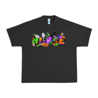 Pigment Black halloween nurse Urban Heavy Tee - CowGirlArtShop