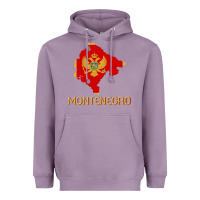 Lavender Montenegrin Flag  Montenegro Heavyweight Hoodie - trangStudio