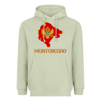 Matcha Montenegrin Flag  Montenegro Heavyweight Hoodie - trangStudio