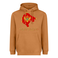 Meerkat Montenegrin Flag  Montenegro Heavyweight Hoodie - trangStudio