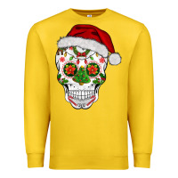 Lemon sugar skull  christmas Premium Sweatshirt - BarkalooDesign