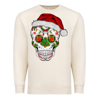 Sandshell sugar skull  christmas Premium Sweatshirt - BarkalooDesign
