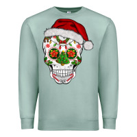 Seafoam sugar skull  christmas Premium Sweatshirt - BarkalooDesign