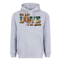 Heather Grey for the love  of the game Heavyweight Hoodie - BarkalooDesign