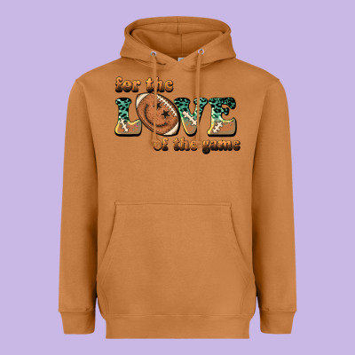 For The Love  Of The Game Heavyweight Hoodie Designed By Barkaloodesign