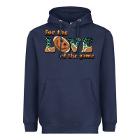 Navy for the love  of the game Heavyweight Hoodie - BarkalooDesign