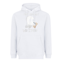 White ghost writer ghoul author halloween trick or treat novelist t shirt Heavyweight Hoodie - trangStudio