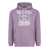 Lavender Distressed Skeeball - Skee-ball Champ - Traveling Carnival Heavyweight Hoodie - trangStudio