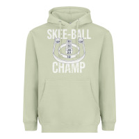 Matcha Distressed Skeeball - Skee-ball Champ - Traveling Carnival Heavyweight Hoodie - trangStudio