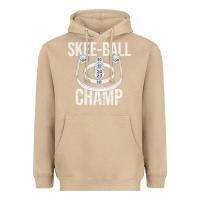Mushroom Distressed Skeeball - Skee-ball Champ - Traveling Carnival Heavyweight Hoodie - trangStudio