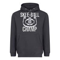 Smoke Distressed Skeeball - Skee-ball Champ - Traveling Carnival Heavyweight Hoodie - trangStudio