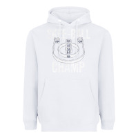 White Distressed Skeeball - Skee-ball Champ - Traveling Carnival Heavyweight Hoodie - trangStudio