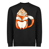 Black coffee cups animal Heavyweight Sweatshirt - CowhideDigitalArt