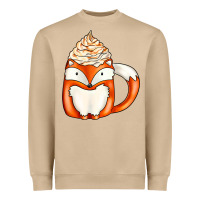 Mushroom coffee cups animal Heavyweight Sweatshirt - CowhideDigitalArt