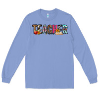 Colony Blue teacher Long Sleeve Tee - OliviaCreatesArt