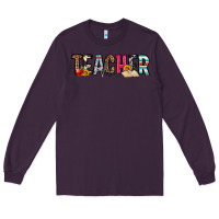 Plum teacher Long Sleeve Tee - OliviaCreatesArt