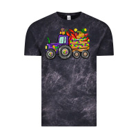 Cloud Black mardi gras tractor Vintage Tee - CowGirlArtShop