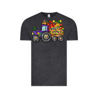 Vintage Black mardi gras tractor Vintage Tee - CowGirlArtShop