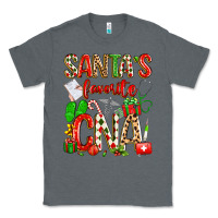 Charcoal Heather santa's favorite cna Classic Tee - texasbilliewilder
